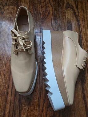 Stella McCartney Style Platform Derbey Sneakers /Shoes - Size 39 / 8 US